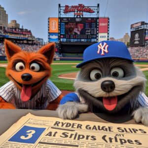 Ryder And Gauge Slip At Stripers Game