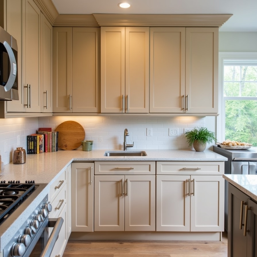 How to upgrade kitchen cabinets without replacing them?